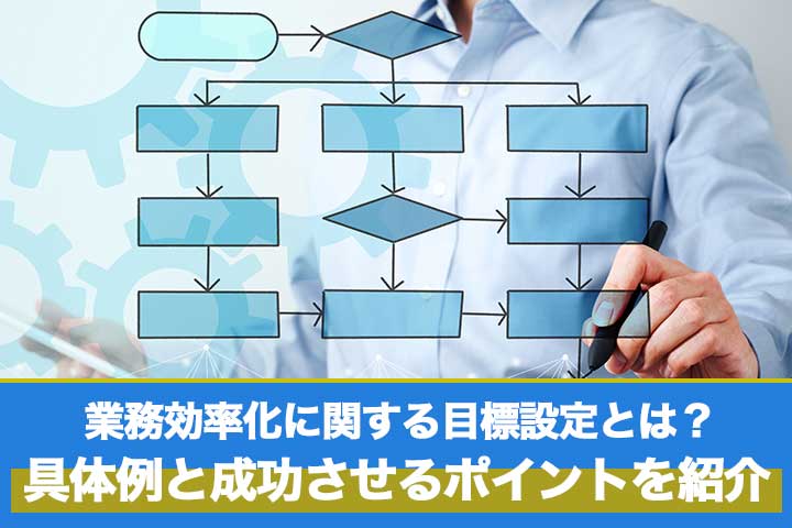 業務効率化に関する目標設定とは 具体例と成功させるポイントを紹介